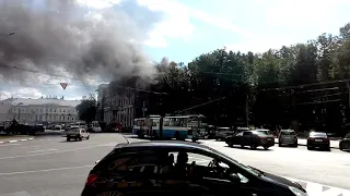Пожар на площади Волкова