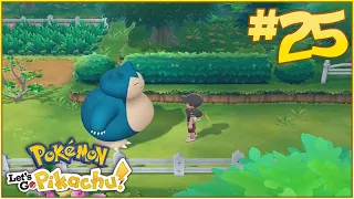 Pokemon Let's Go Pikachu Walkthrough Part 25: Snorlax Catching!