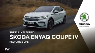 An electric coupe for electric mornings. The ŠKODA ENYAQ COUPÉ iV: FIRST LOOK