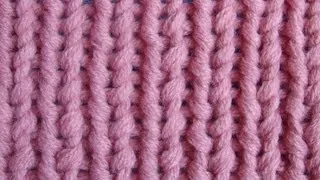 Как вязать резинку 1х1 Вязание на спицах Узор 3 Knitting basics