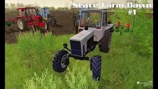 Farming Simulator 2019. State Farm Dawn. Cultivation; sowing corn. Episode 1