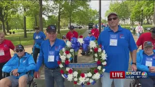 Honor Flight Kern County visit Vietnam War Memorial