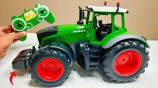 RC John Deere Powerful Farm Tractor Unboxing & Testing - Chatpat toy tv