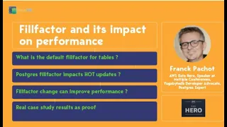 Postgres Fillfactor - Fillfactor can impact performance ? #postgres #postgresql