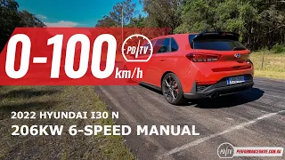 2022 Hyundai i30 N (manual) 0-100km/h & engine sound