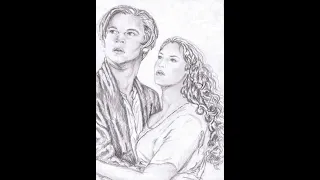 Drawing Jack and Rose in Titanic