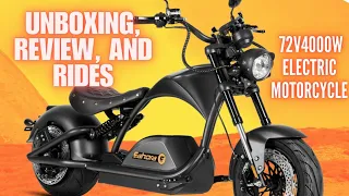 Eahora 4000W Electric Scooter Unboxing Review and Ride