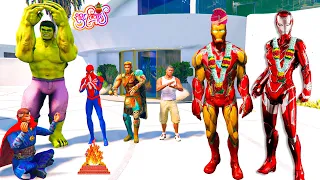 IronMan Got Married in GTA 5 | Franklin Celebrating IronMan Wedding | GTA 5 AVENGERS