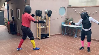 Spanish Destreza vs Italian Rapier Sparring (2) 6.10.22