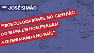 “IBGE coloca Brasil no ‘centrão’ do mapa em homenagem a quem manda no país” | José Simão