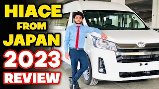 HIACE TOURER DELUXE HIGH ROOF AT 2023 FROM JAPAN DETAILED VIDEO.