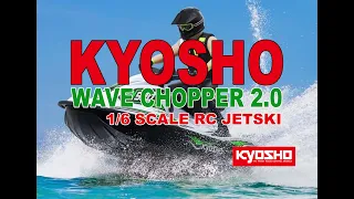 Kyosho Wave Chopper 2.0 - 1.6 RC Jetski at the beach!