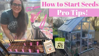 How to Start Seeds | Pro Tips | How to Grow Food