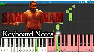 Sandhanam BGM Keyboard Notes  | Anirudh | Kamal Haasan | Vijay Sethupathi | Vikram