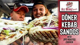 Eating Chicago's Best Döner Kebab Sandwich In The City | *Ali Baba Review*