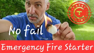 No Fail Emergency Fire Starter