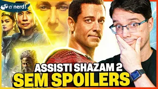 ASSISTI SHAZAM 2: FÚRIA DOS DEUSES! QUE SURPRESA! Review [SEM SPOILERS]