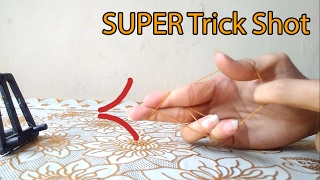 Rubber Band amazing Trick Shot | Max accuracy/speed