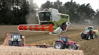 NEW Claas Lexion 760 Montana | Dreschen + Pressen + Einfahren mit Case, Claas und Steyr