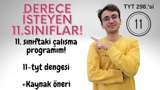 Derece İsteyen 11'lerin Bilmesi Gerekenler! | (11. sınıfta tyt)