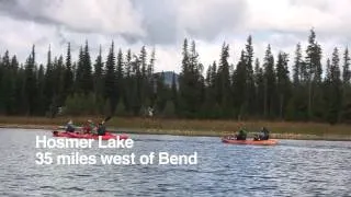 Canoeing central Oregon lakes