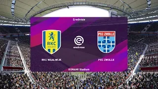 PES 2020 | RKC Waalwijk vs Pec Zwolle - Eredivisie | 08/02/2020 | 1080p 60FPS