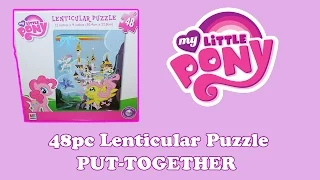 My Little Pony 48 Piece Lenticular Puzzle Put-Together - MLP Puzzle Assembly