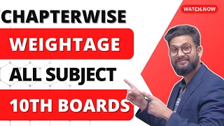 10th Boards ChapterWise Weightage of All Subjects | Board Exam 2024 | JR Tutorials |