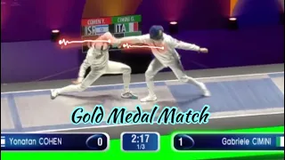 [GOLD] Yonatan COHEN 🇮🇱 v Gabriele CIMINI 🇮🇹 l Epee Fencing Grand Prix 2023 Budapest | MEI 🤺