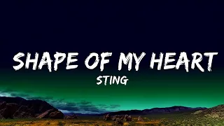 1 Hour |  sting - shape of my heart (lyrics)  | Lyrics Star