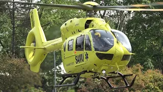 Airbus H145 5 Blades - Start Up & Takeoff !!