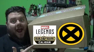 Marvel legends Action Figure Haul - X-MEN Caliban Build A Figure Wave Overview Unboxing Review