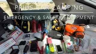Prius Car Camping/Living: Safety & Emergency Gear