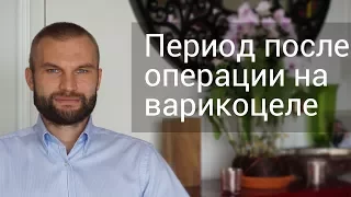 Послеоперационный период при операции на варикоцеле