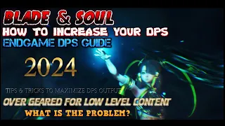 [Blade & Soul] HOW TO INCREASE YOUR DPS GUIDE:ENDGAME DPS GUIDE | 2024 UPDATE | WHAT IS THE PROBLEM?