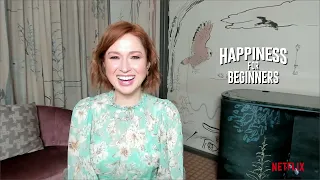 HAPPINESS FOR BEGINNERS Ellie Kemper Interview! Ellie Would Love to do BRIDESMAIDS 2!