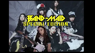 BAND-MAID - MANNERS / BLACK HOLE | RINNE | First Time reaction | Twitch special edition. PART 1
