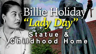 Billie Holiday Statue & Childhood Home Baltimore. Where “Lady Day” Grew Up!