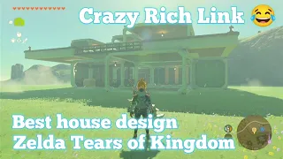 Best house design Zelda Tears of Kingdom | Crazy Rich design #zeldatearsofthekingdom