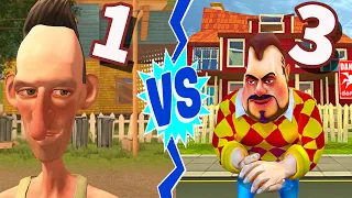 Dark Riddle 3 vs Angry Neighbor 1 ( Gameplay Horror )