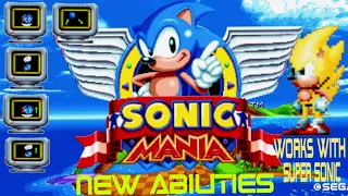 How to do 5 new Abilities in Sonic Mania (Works With Super Sonic Sonic mania plus users only)