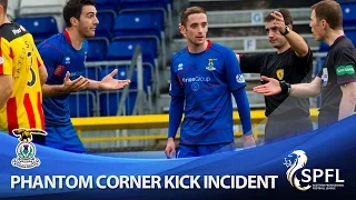 Bizarre incident as phantom corner kick sees 'goal' disallowed