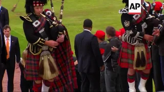 Trump arrives in Scotland for golf course visit