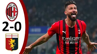 AC Milan vs Genoa 2-0 All Goals & Highlights | Serie A 2021/22