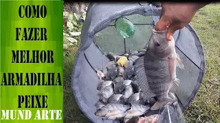 Como Fazer a Melhor Armadilha para Pegar peixe covo