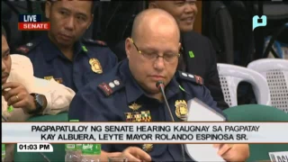 WATCH: Sen. Leila de Lima interpellates CIDG Reg. 8 chief Supt Marvin Marcos