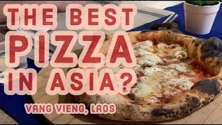 🇱🇦Vang VIeng Night Market and THE BEST PIZZA in ASIA!