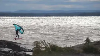 Wing foiling | Lac Saint-Jean, Québec