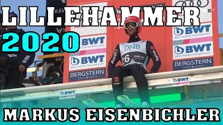 Skispringen: Markus Eisenbichler springt auf zweiten platz in Lillehammer (beide Sprünge)