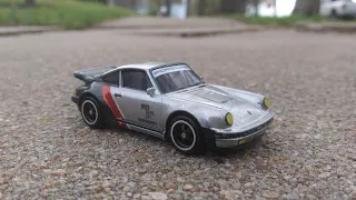 Hot Wheels Porsche 911 Turbo (930) from Premium Entertainment Replica series presents Cyberpunk 2077